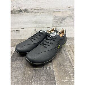 Ecco Biom Hydromax Golf Shoes Mens Size 11-11.5 Black Spikeless EU 45